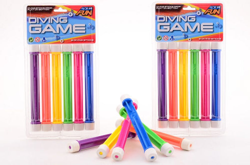 Barres de plongée Johntoy aqua fun, 6 pcs.