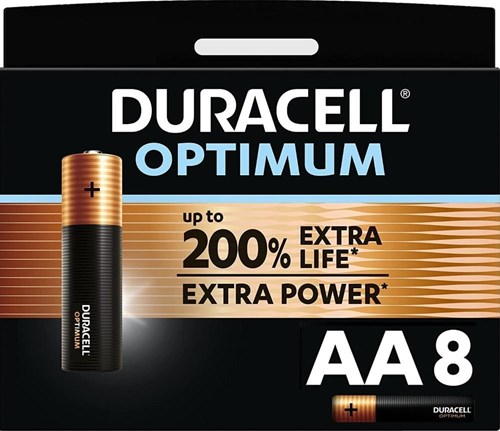 Pile Duracell optimale 200% aa blister (8) - 3014002