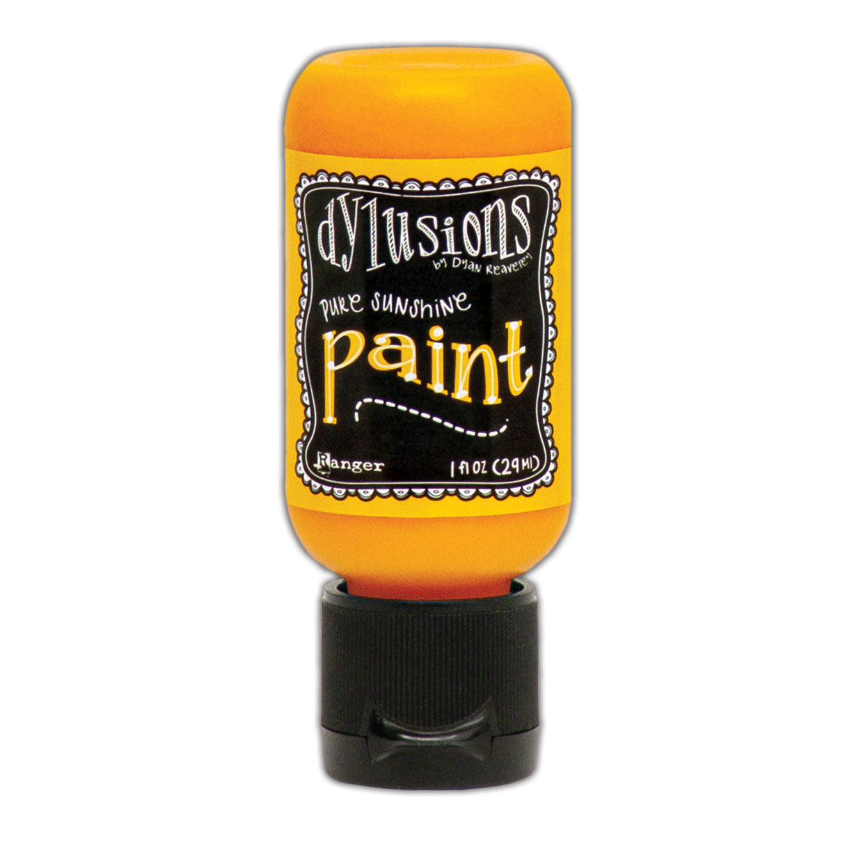 Ranger Ink Ranger • Bouteille à capuchon rabattable pour peinture Dylusions Pure Sunshine 29 ml