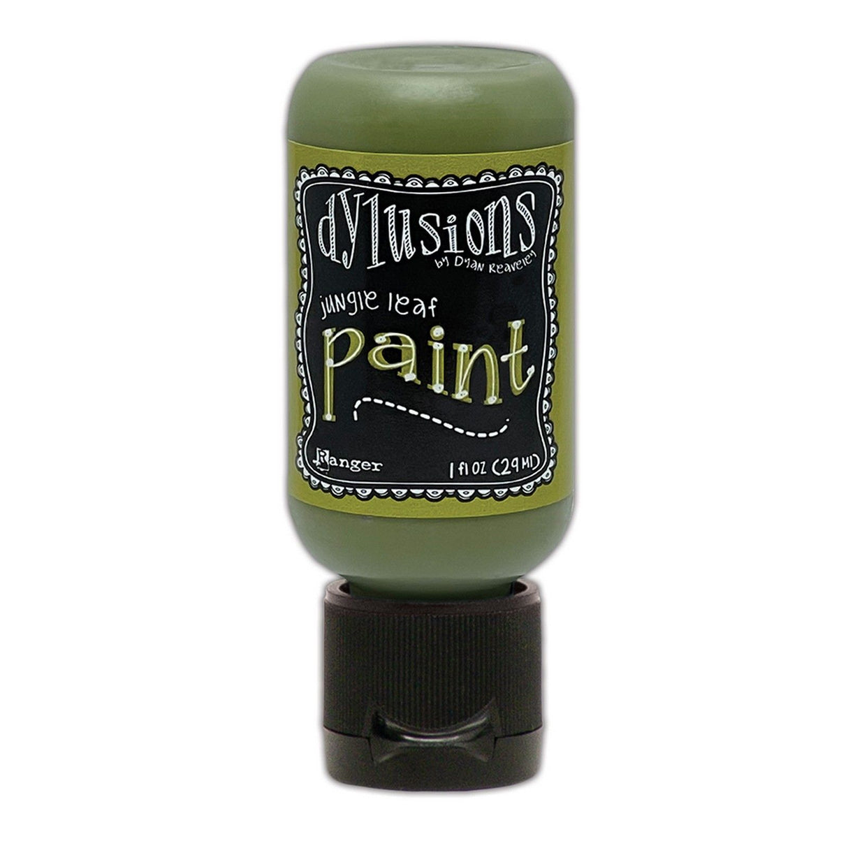 Ranger Ink Ranger • Dylusions Paints Bouteille à bouchon rabattable Feuille de jungle 29 ml