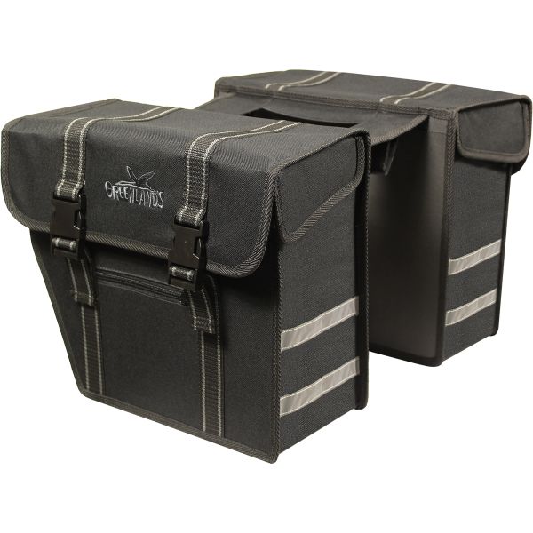 Groenlands Double Bicycle Bag City 25 litres noir