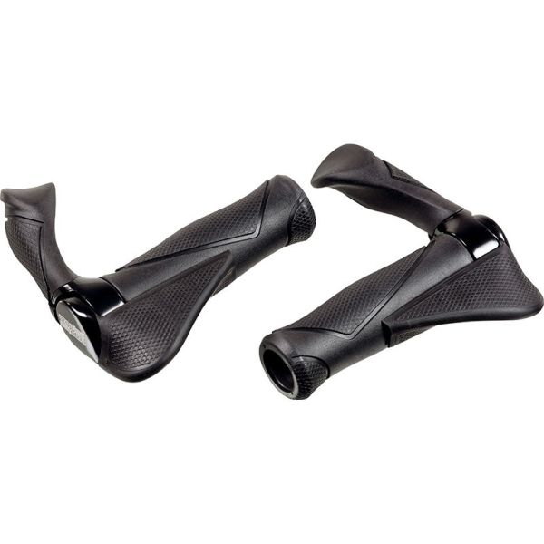 Ergotec paire de poignées mf2 petit kraton aluminium 130+130 mm - noir