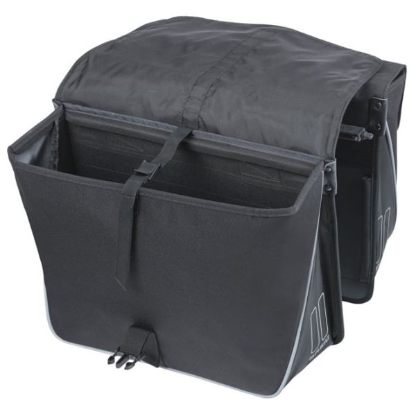 Sacoche de vélo double Basil forte mik 35 litres 15 x 38 x 30 cm - noir