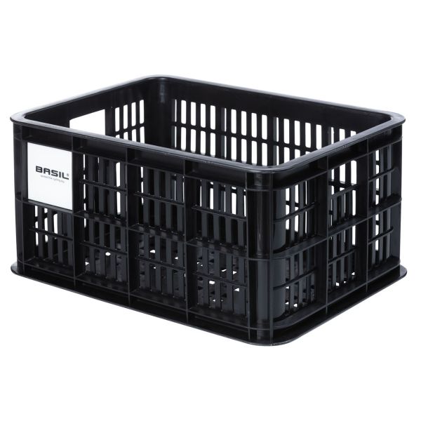Basil Fietskrat S - Small - 17,5 litres - noir