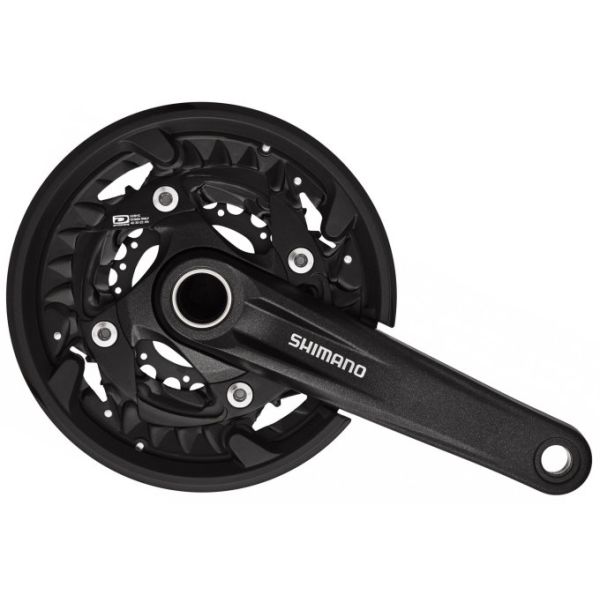 Shimano Cranket MTB 3 x 10 Speed FC-MT500 avec 175 mm Crankarm 40-30-22T-Black