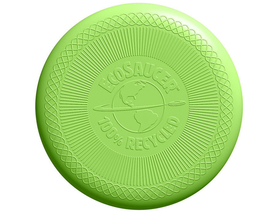 Frisbee jouets verts - volant - disque - recyclé