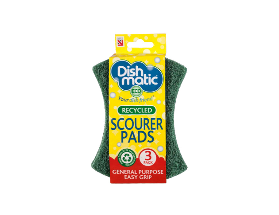 Tampons à récurer Dishmatic - grossiers - 3 pcs