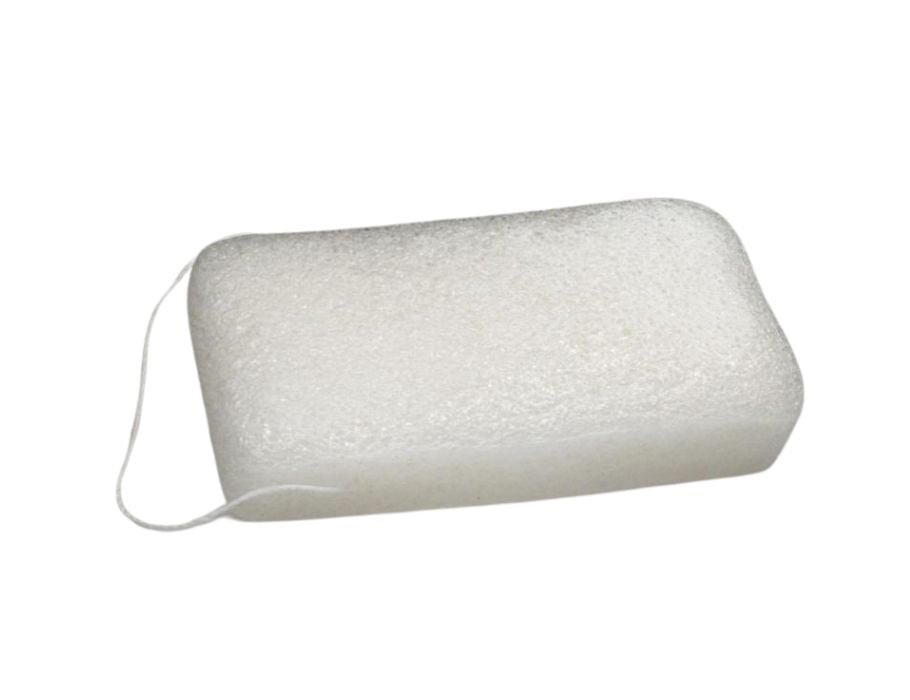 Eponge konjac Ecoluba - blanche - rectangulaire