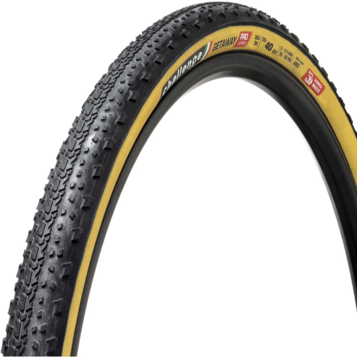 Challenge - escapade course pneu tlr 700x40c noir marron