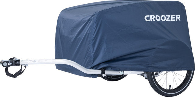Remorque de vélo cargo garage pliable Croozer bleu foncé