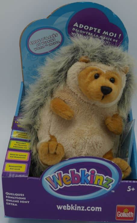 Goliath webkinz - hérisson de 20 cm de haut