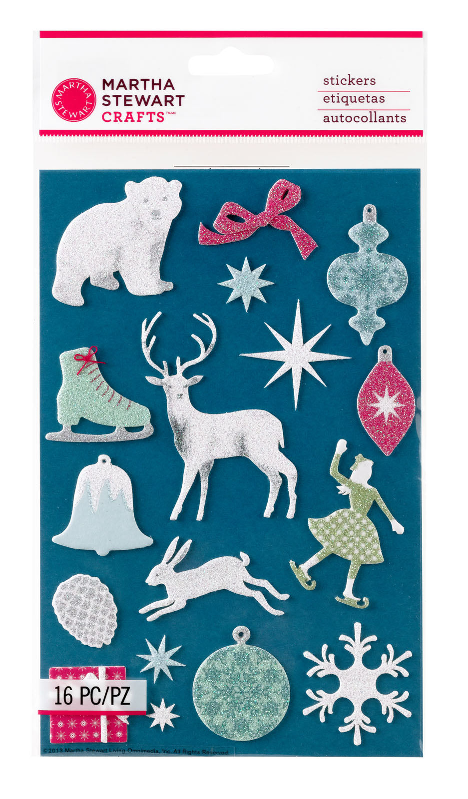 Martha Stewart • autocollants d'icônes scintillantes