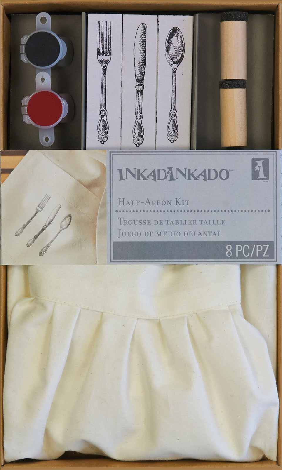 Inkadinkado ek success • kit de bricolage demi-tablier