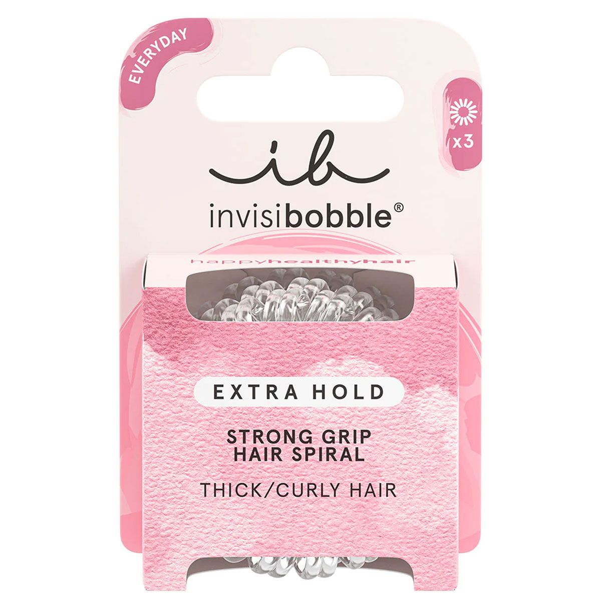 Invisibobble tenue extra cristalline 3 pièces