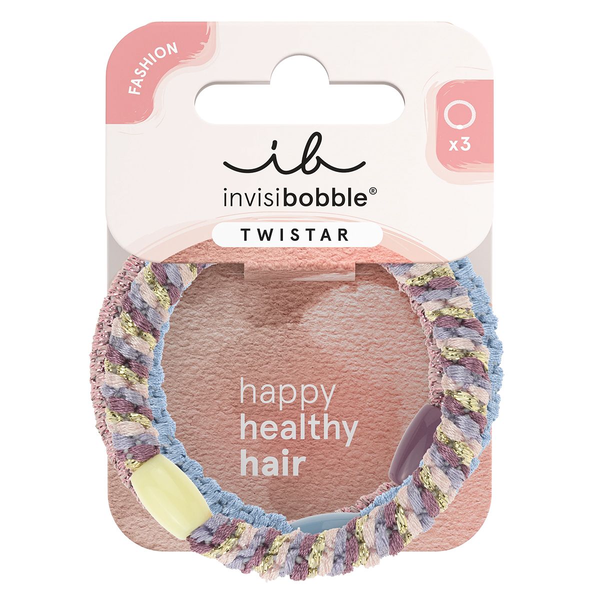 Tresses lavande twistar Invisibobble 3pcs.