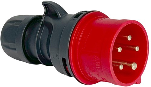 Prise Enzo ABL CEE 5P 32A 400V Rouge 6315170