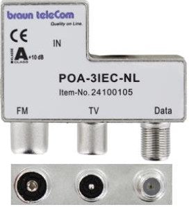 Enzo Braun Telecom Distributeur de modem radio-TV POA 3 IEC-NL - 2080030