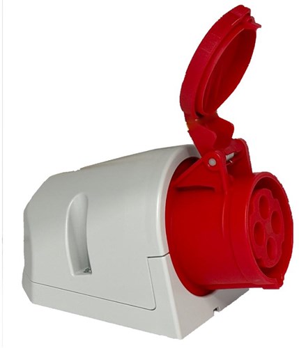 WC en saillie Enzo cee 4p 16a 400v rouge - 6315154