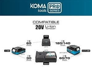 Koma tools accu bouwlamp | 20v | 1800lm | zonder accu - 6490200