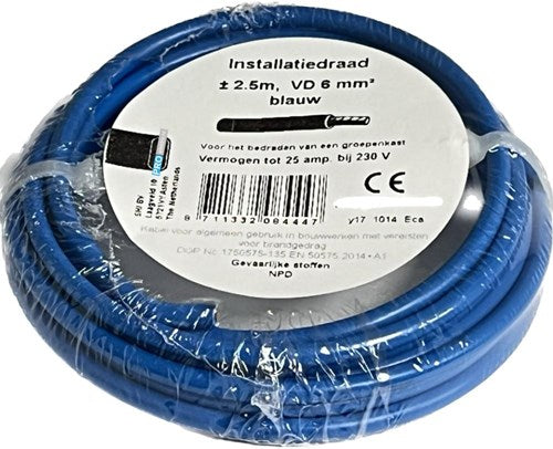 Enzo vd 6 qmm bleu 2,5 mètres 1242072