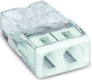 Pince à souder Enzo Wago 2x0,5-2,5mm blanc trans ds100 - 4047222
