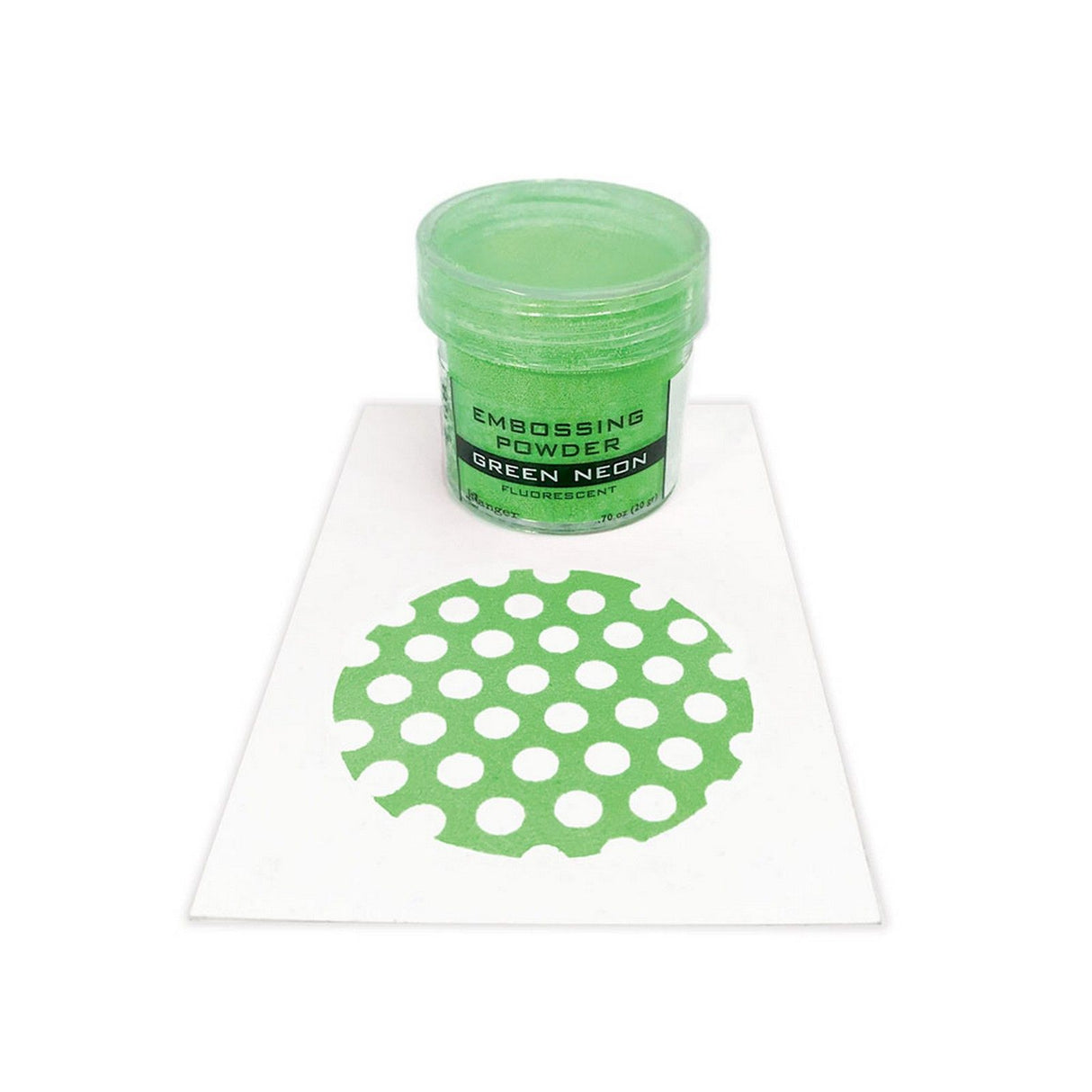 Ranger encre ranger • poudre à embosser vert fluo
