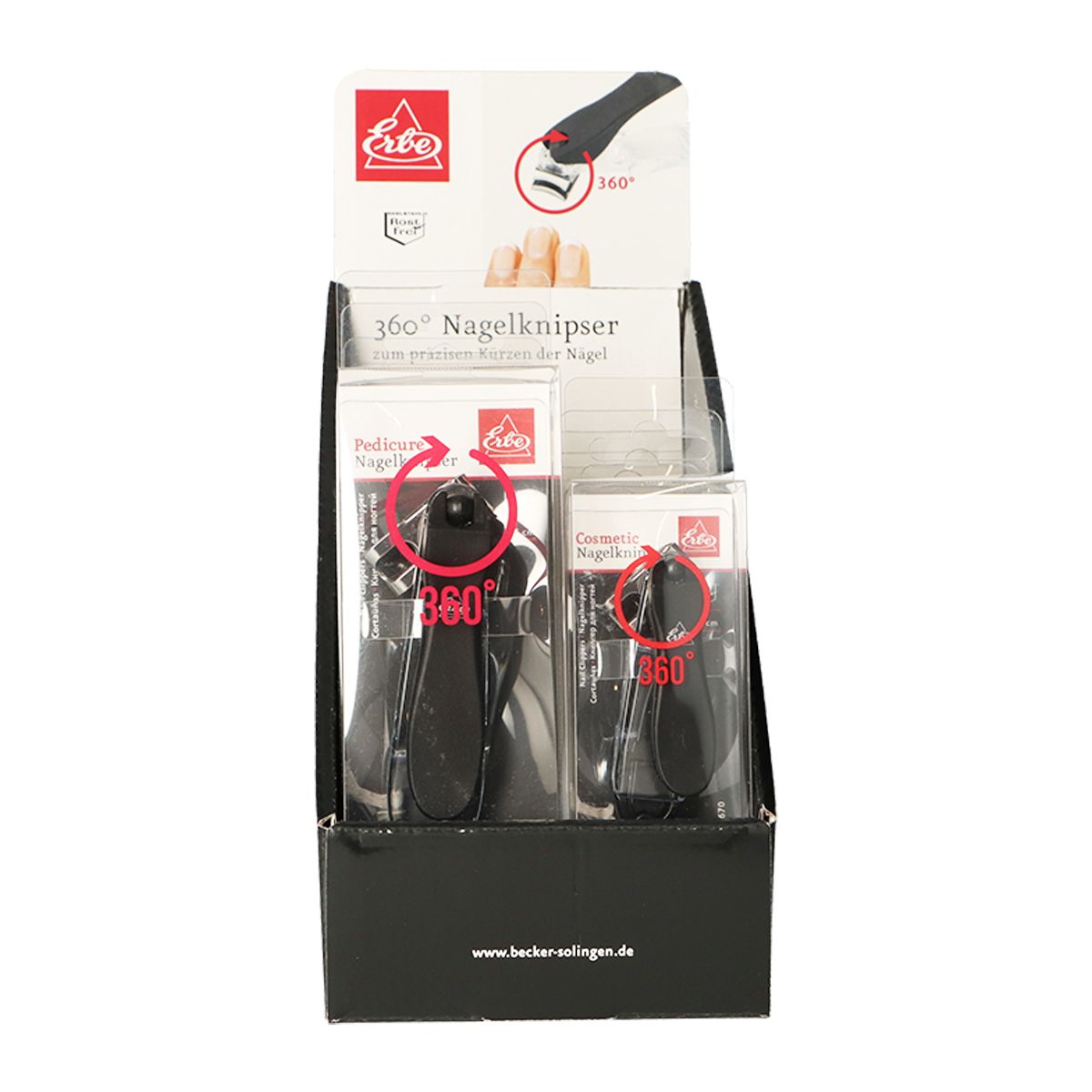 Erbe coupe-ongles solingen 360 7,5 cm (erbe92670)