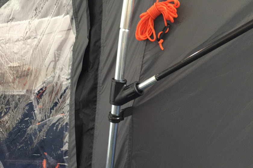 Eurotrail Bustrent PiSA 270 x 200 cm en polyester gris