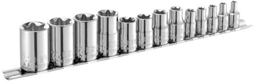 Jeu de douilles Torx® Expert par Facom | 1 4 3 8 - 1 2 | 13 pièces - e034801