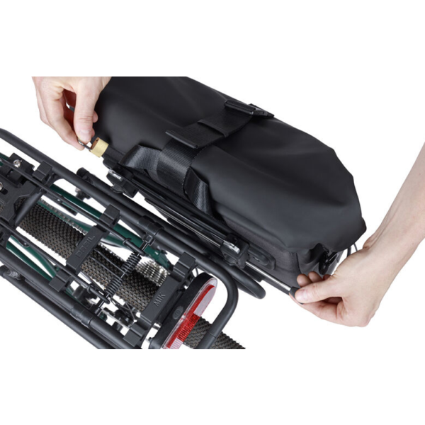 Basil Mik Side Lockpin, noir, pour les bagages-bagages