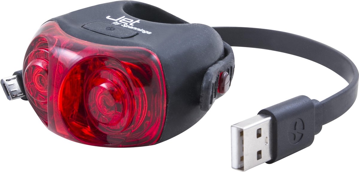 Feu arrière USB Spanninga Jet allumé et éteint flash OEM