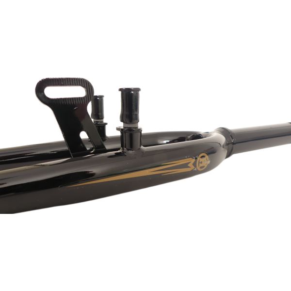 Fork Hybrid 28 avec 1 1 8 Fork Tube - V -Brake Remnok et Dynamhaak - noir