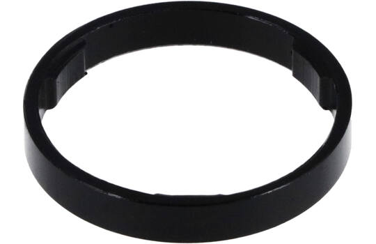 Trivio - entretoise 5mm 1 1 8 aluminium noir - 5 pièces