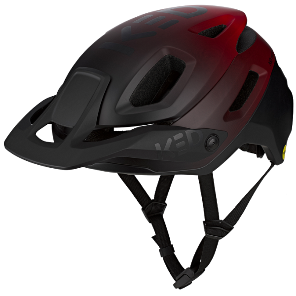 Ked casque de vélo pector me-1 m (52-58cm) - rouge noir mat
