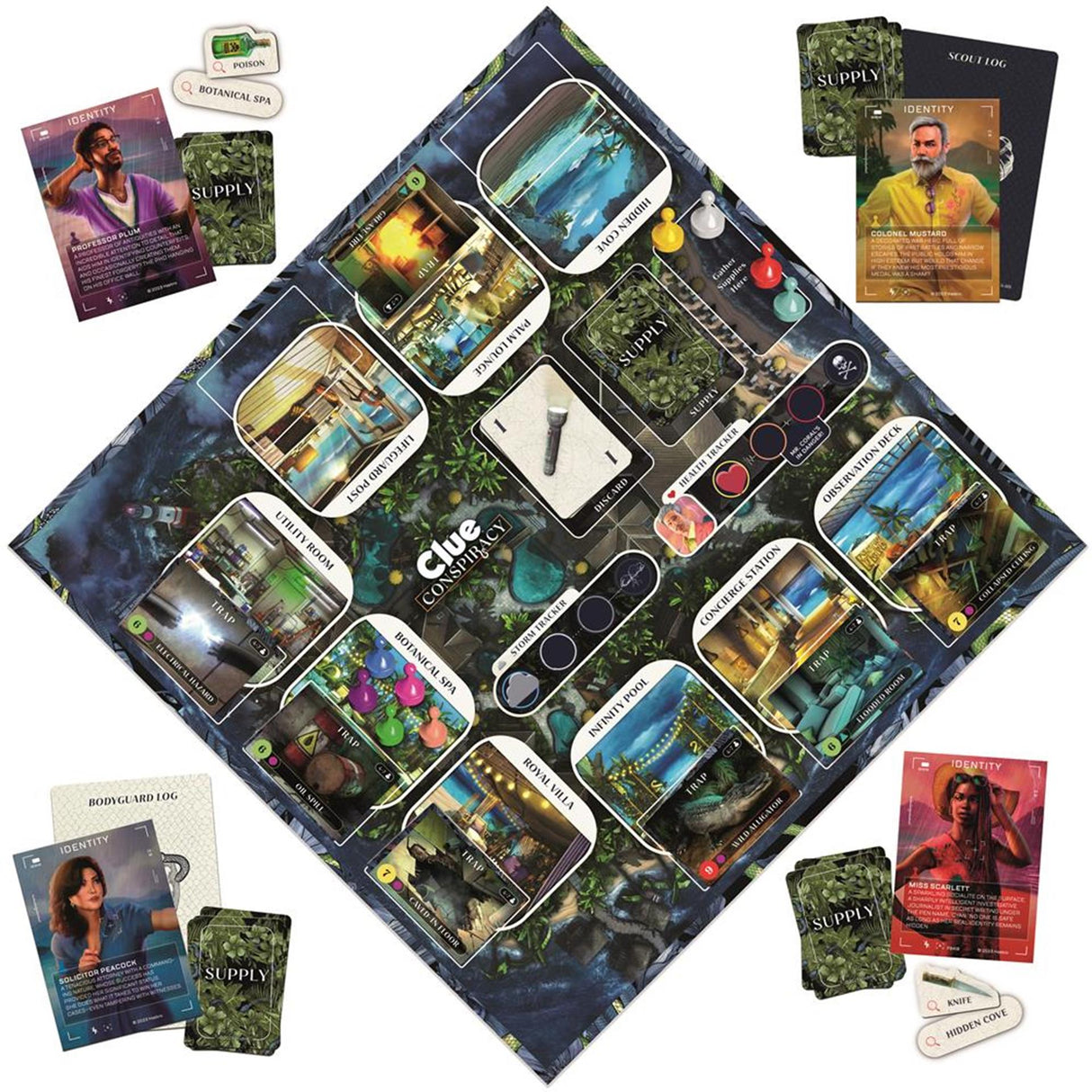Conspiration Hasbro Cluedo - jeu de société