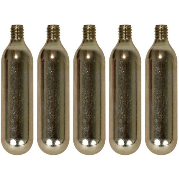 Cartouche co2 Dresco sans marque avec filetage - 5 pièces de 16 grammes