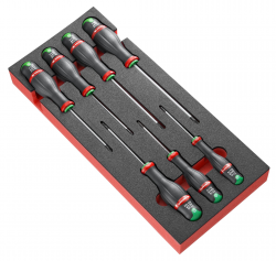 Facom module 7 tournevis protwist® sur insert mousse - modm.atxr