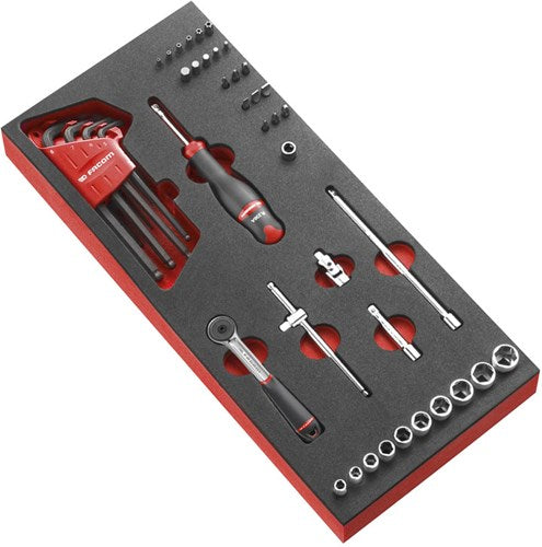 Facom module prises 1 4 6 faces et accessoires - métrique - modm.r161-36