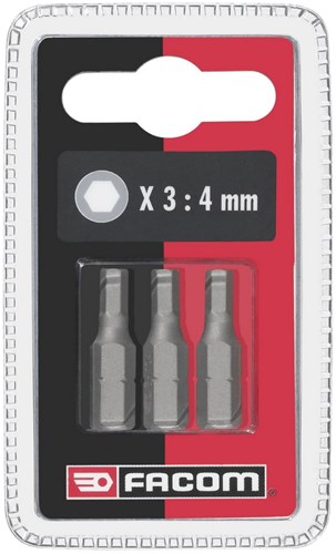 Facom jeu de 3 embouts eh.106 l 25mm - 6 - eh106.j3