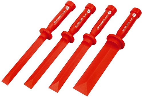 Facom jeu de 4 burins plastique - cr.d4pb