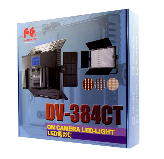 FALCON EYES BI-Color LED LAMP SET DV-384CT-K2 incl. Batterie