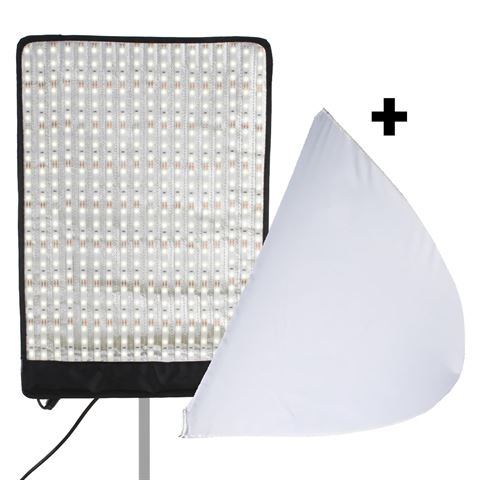 Panneau LED bi-couleur flexible des yeux Falcon RX-12TD 30x45 cm