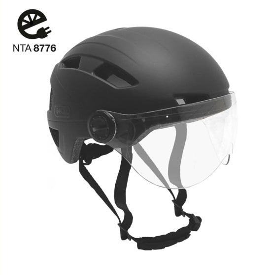 Visor de casque Falkx 55-58 cm Taille noire mate m