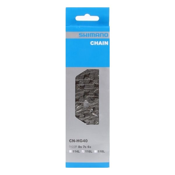 Collier Shimano HG40 6 7 8V 116 Schakels - Gray