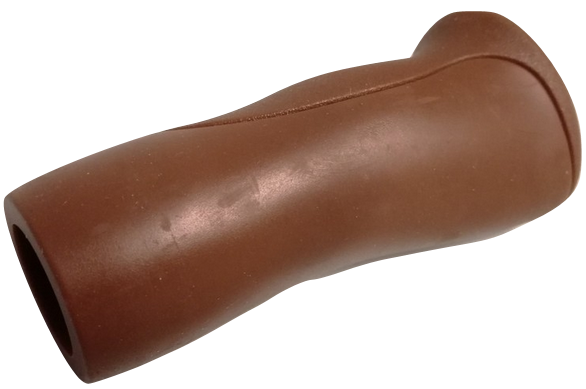 Gazelle Handle gauche à droite 115 mm Brun clair aérodynamique