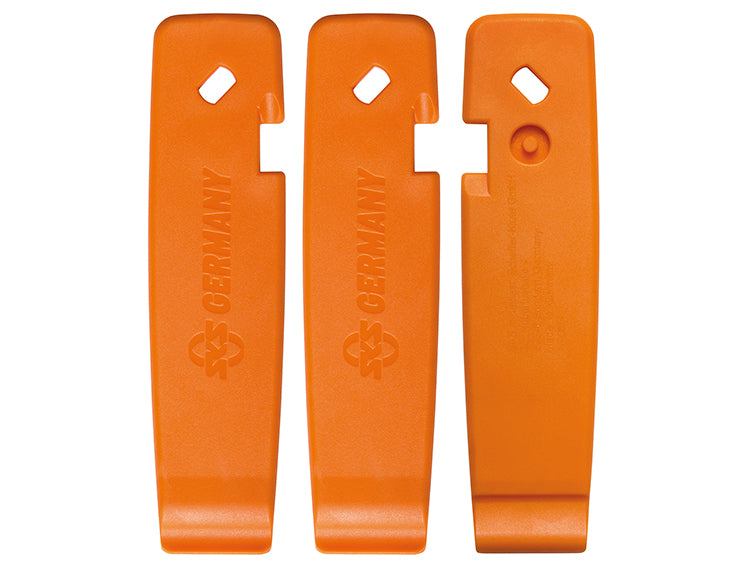 Sks jeu de 3 démonte-pneus orange