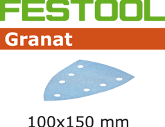 Accessoires Festool granat stf delta 7 p320 gr 100 feuilles abrasives | 497143