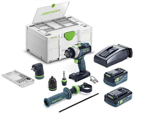 Perceuses à percussion sans fil Festool TPC 18 4 5.0 4.0 i-set quadrive - 577621 577621