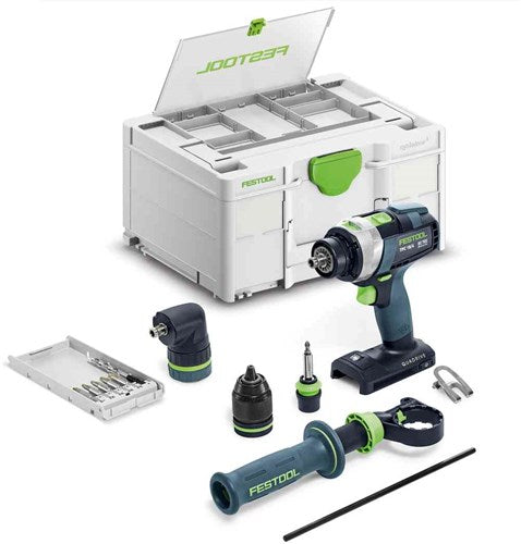 Festool perceuses à percussion sans fil TPC 18 4 i-basic set quadrive - 577625