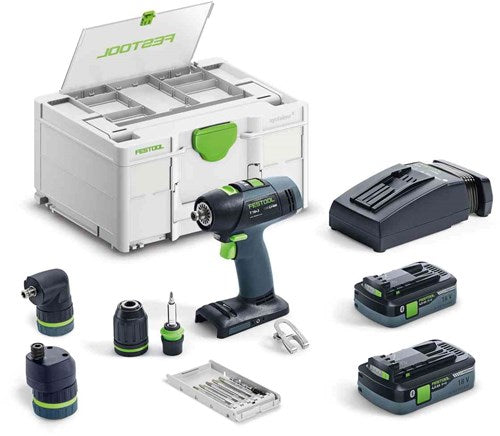 Perceuse-visseuse sans fil Festool T18+3 hpc 4.0 i-set